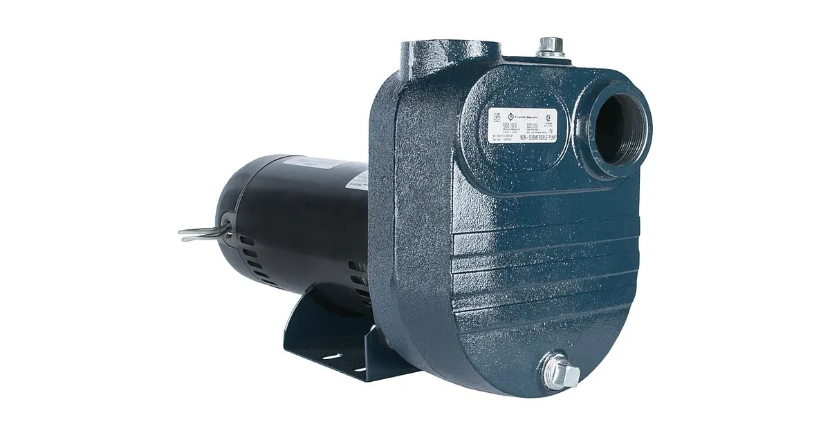 Franklin Electric FBSE Series Close-Coupled Self-Priming Pump
